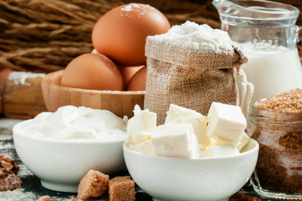 Eggs Flour And Sugar