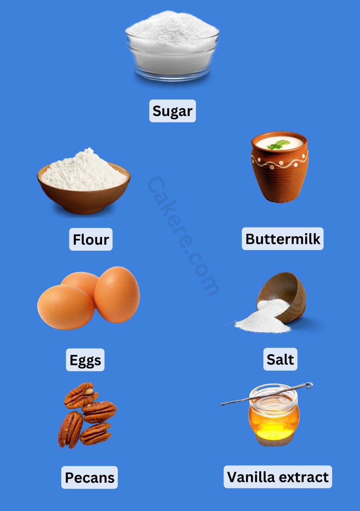 Butter Pecan Cake Recipe CakeRe