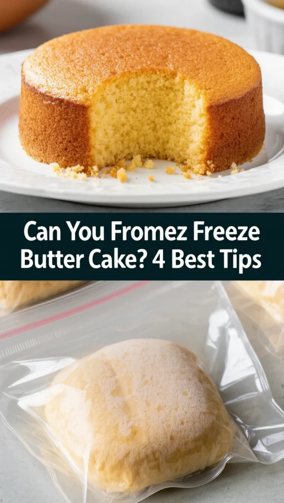 Can You Freeze Butter Cake?