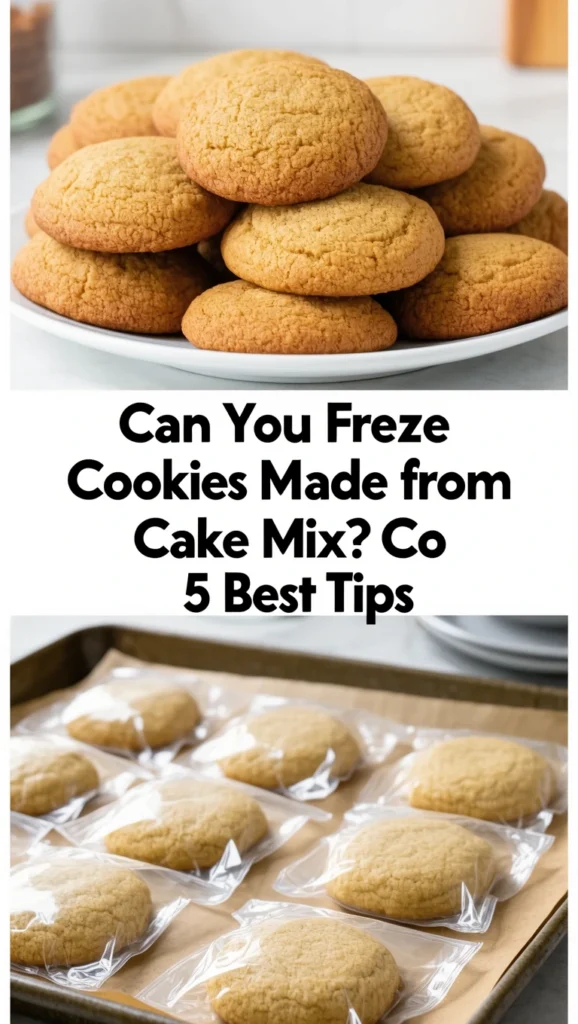 Can You Freeze Cookies Made from Cake Mix? 5 Best Tips
