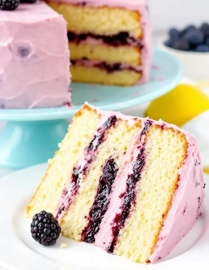 Blackberry Lemon Cake Recipe