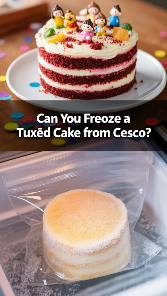 Can You Freeze a Tuxedo Cake from Costco?