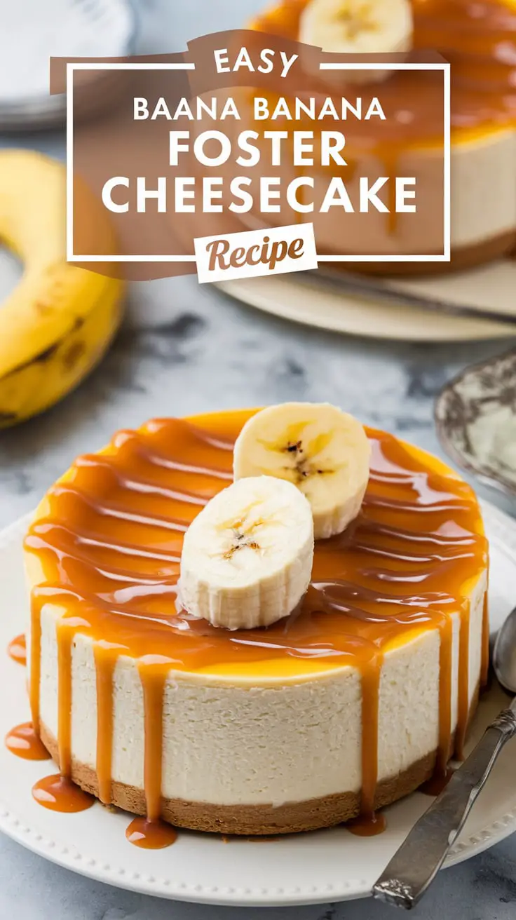Banana Foster Cheesecake Recipe