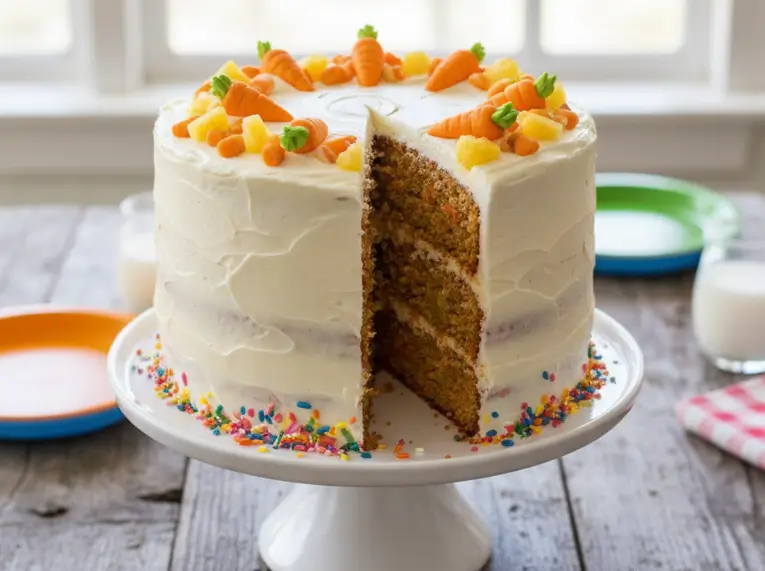Easy Homemade Carrot Pineapple Cake