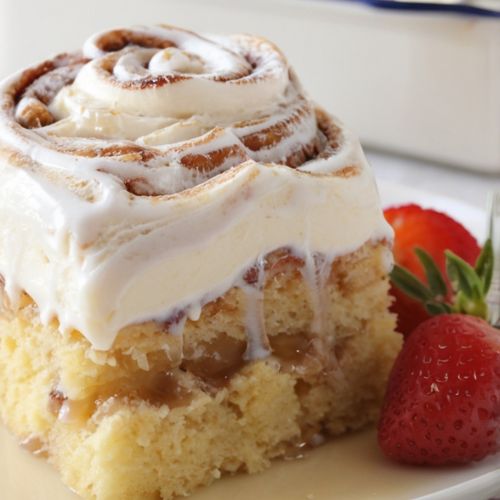 Cinnamon Roll Tres Leches Cake Recipe