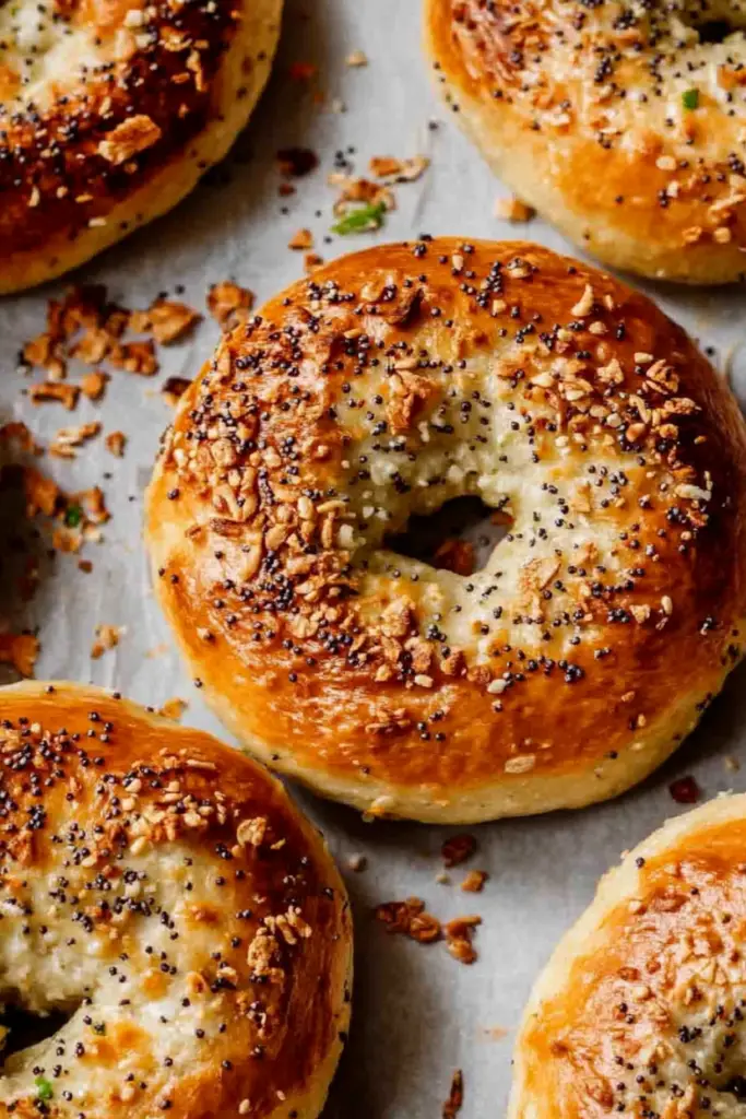 High-Protein Cottage Cheese Bagels: Easy 3-Ingredient Recipe