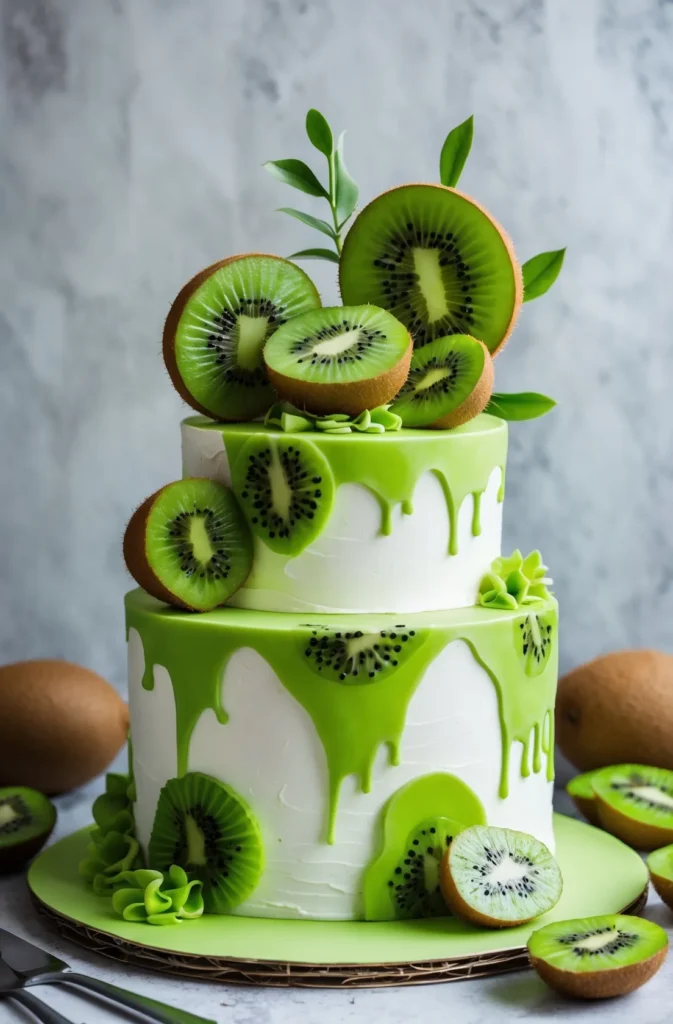 Kiwi Cake Decoration Ideas1