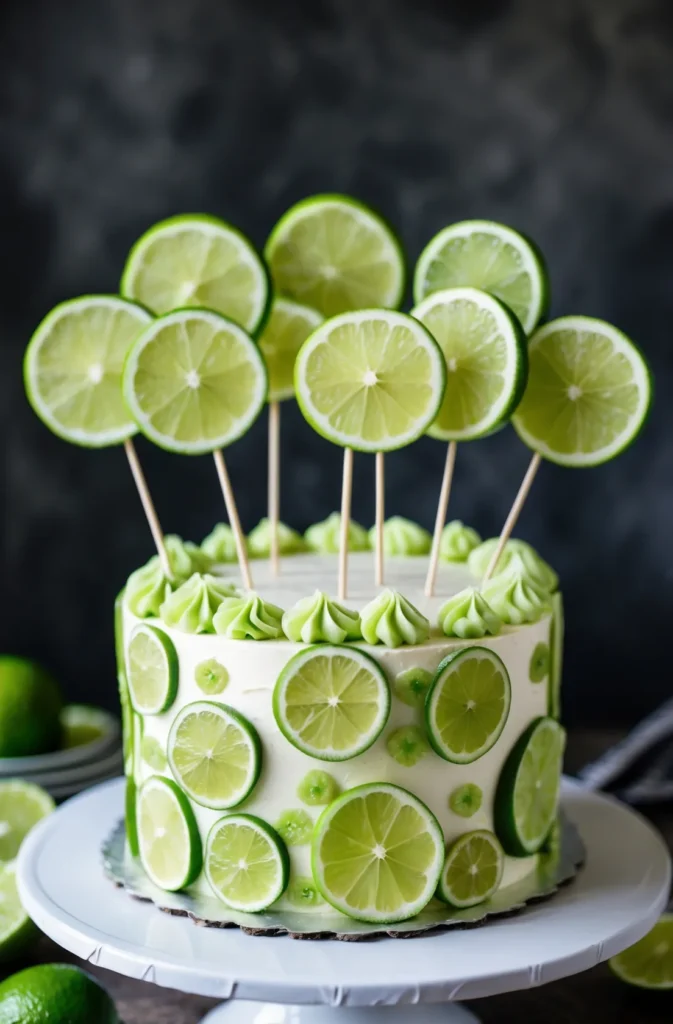 Lime Cake Decoration Ideas1