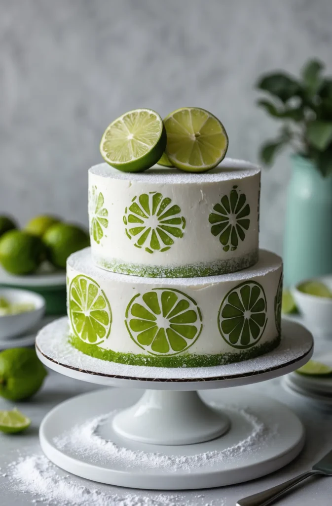 Lime Cake Decoration Ideas1