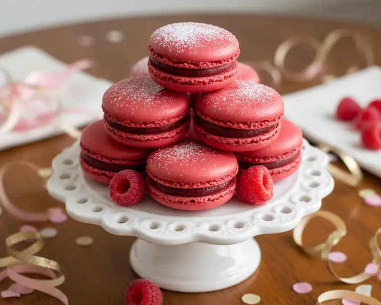 Raspberry Macarons Recipe – Easy & Delicious French Dessert