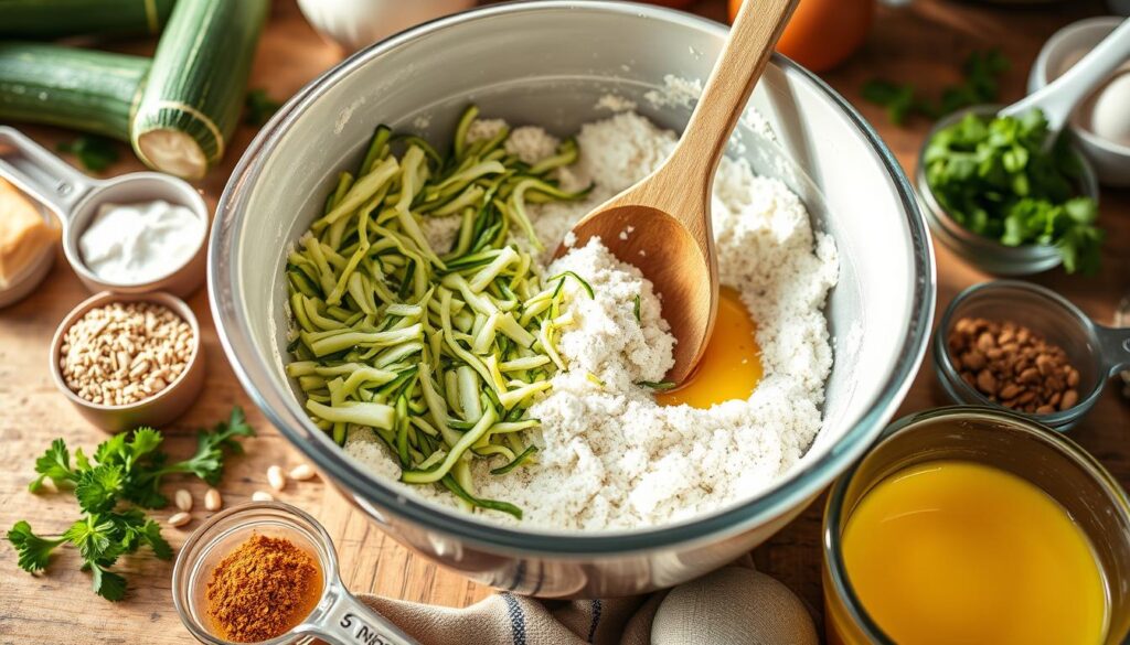 Zucchini Bread Mixing Techniques