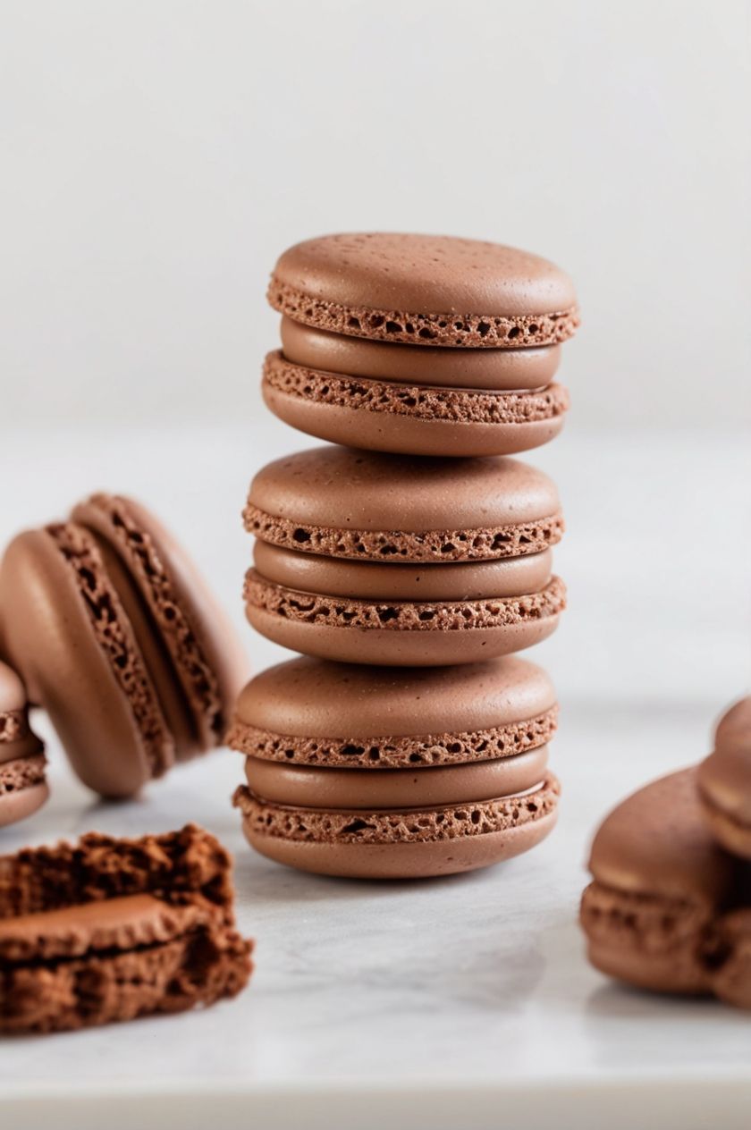 Chocolate Macarons Cakere