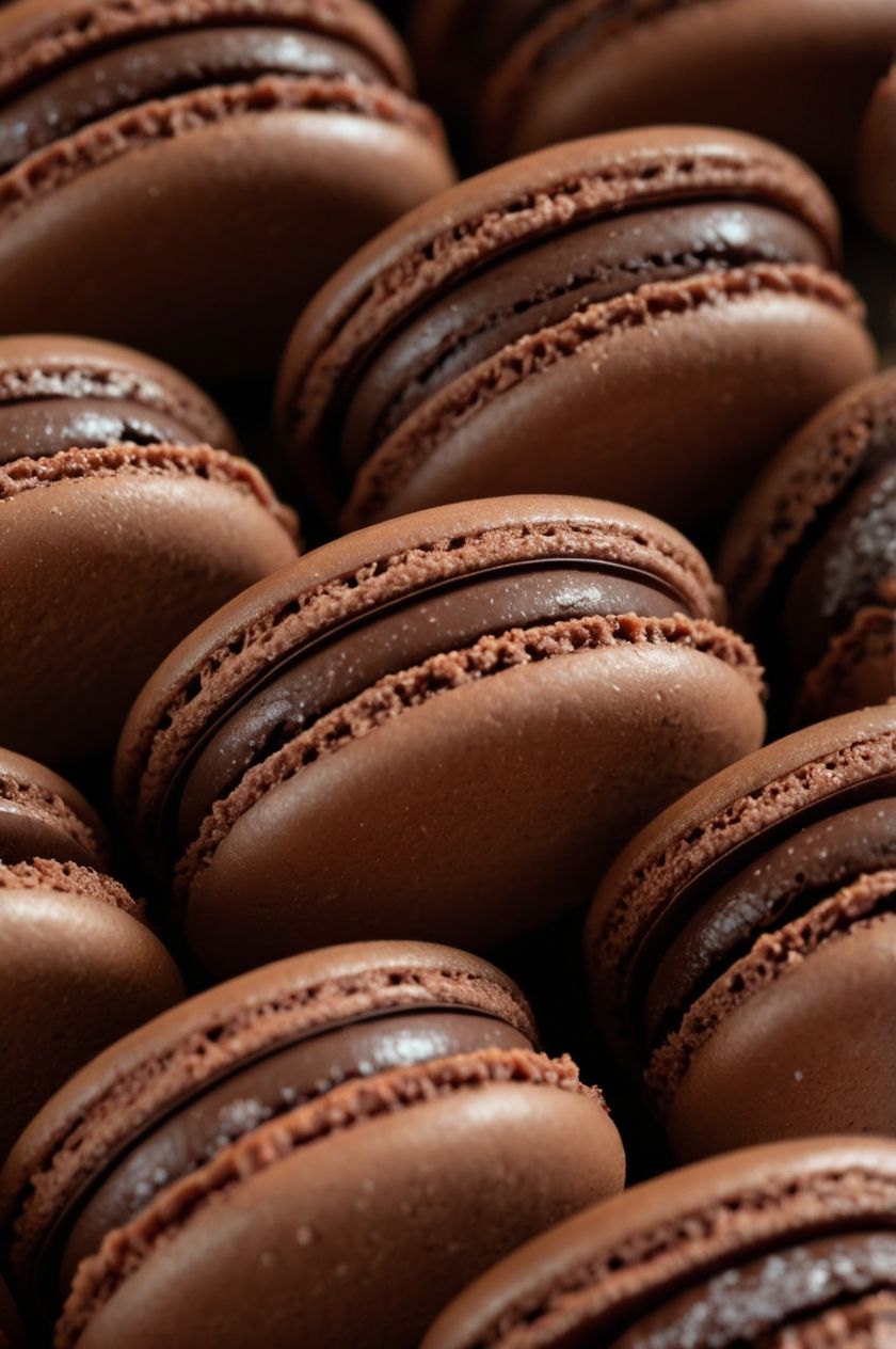 Chocolate Macarons Cakere