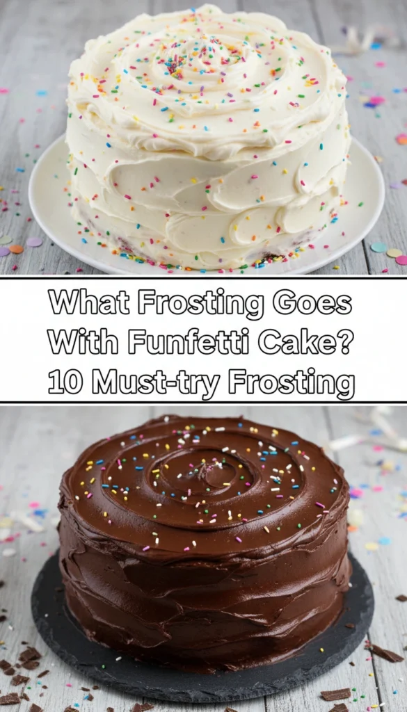 What Frosting Goes With Funfetti Cake?