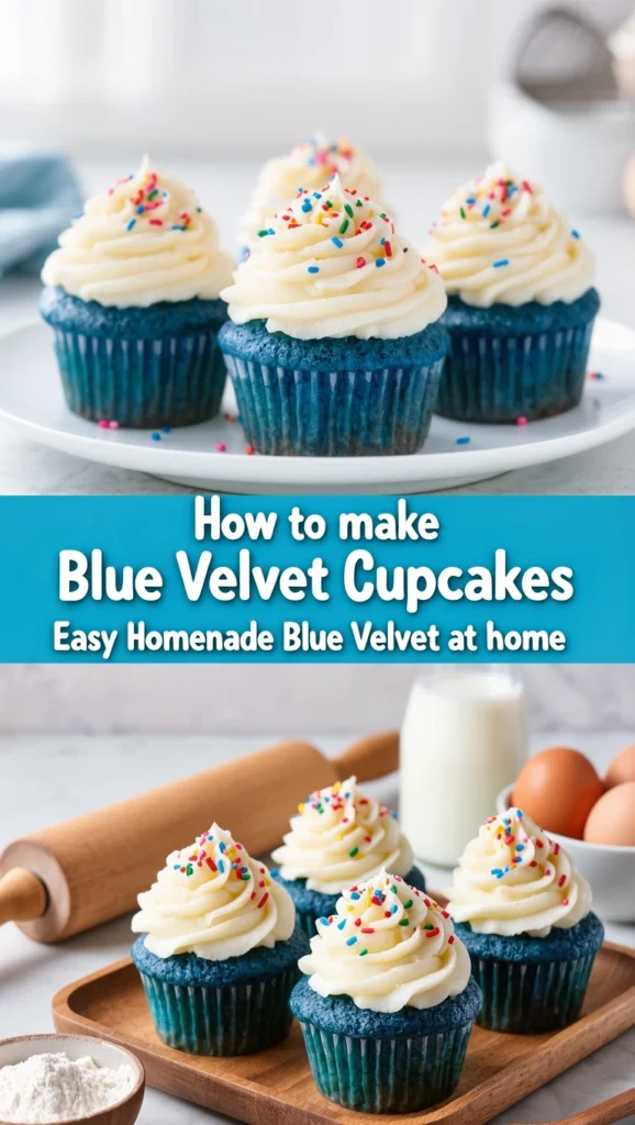Blue Velvet Cupcakes Recipe