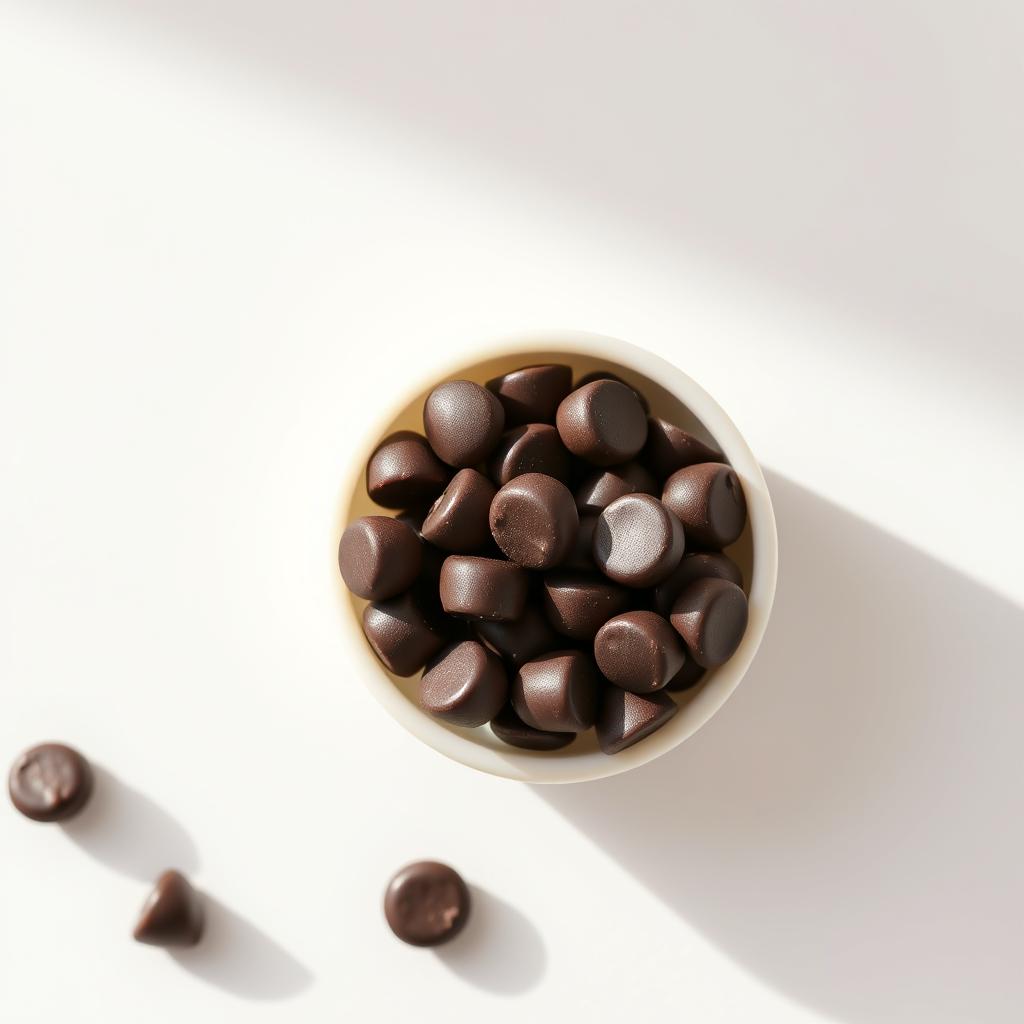 Mini chocolate chips for 4-Ingredient No-Bake Chocolate Chip Protein Breakfast Balls Mini chocolate chips for 4-Ingredient No-Bake Chocolate Chip Protein Breakfast Balls