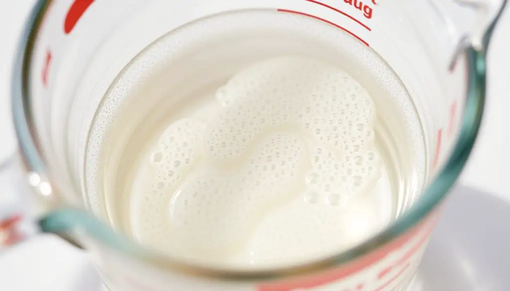 Yeast activating in warm water for soft fluffy French bread recipe Yeast activating in warm water for soft fluffy French bread recipe