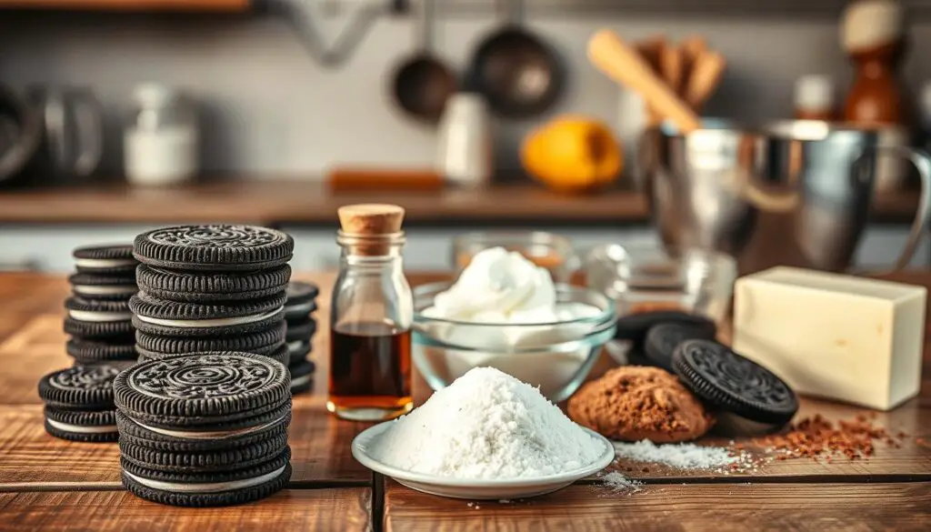 Oreo cheesecake ingredients