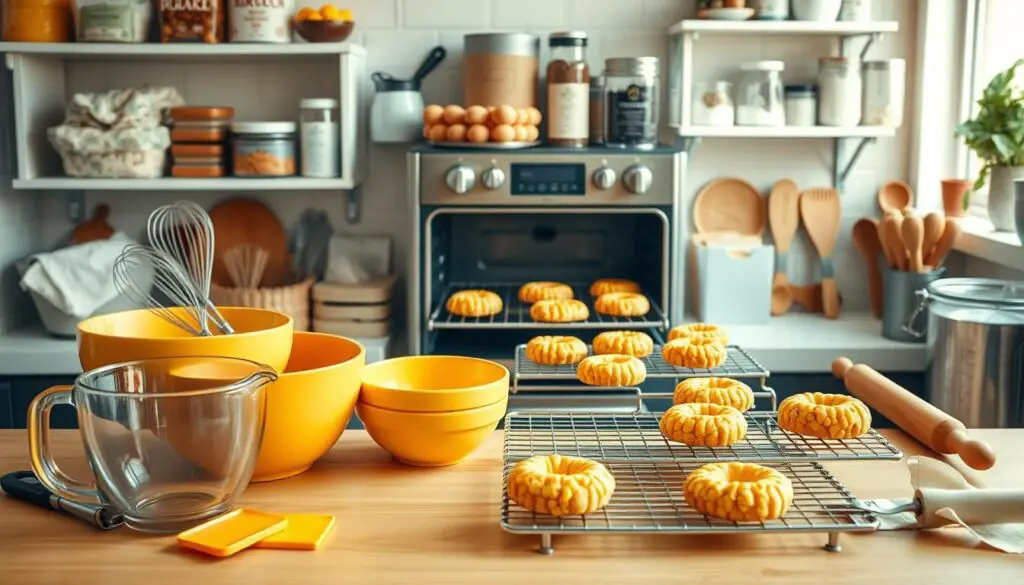 kitchen tools and baking equipment