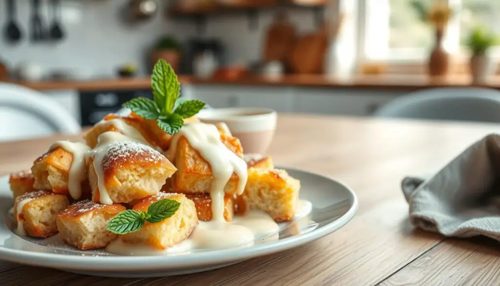 white chocolate bread pudding