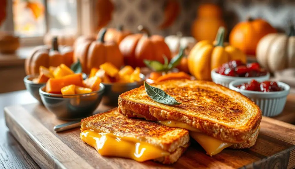 autumn add-ins for grilled cheese