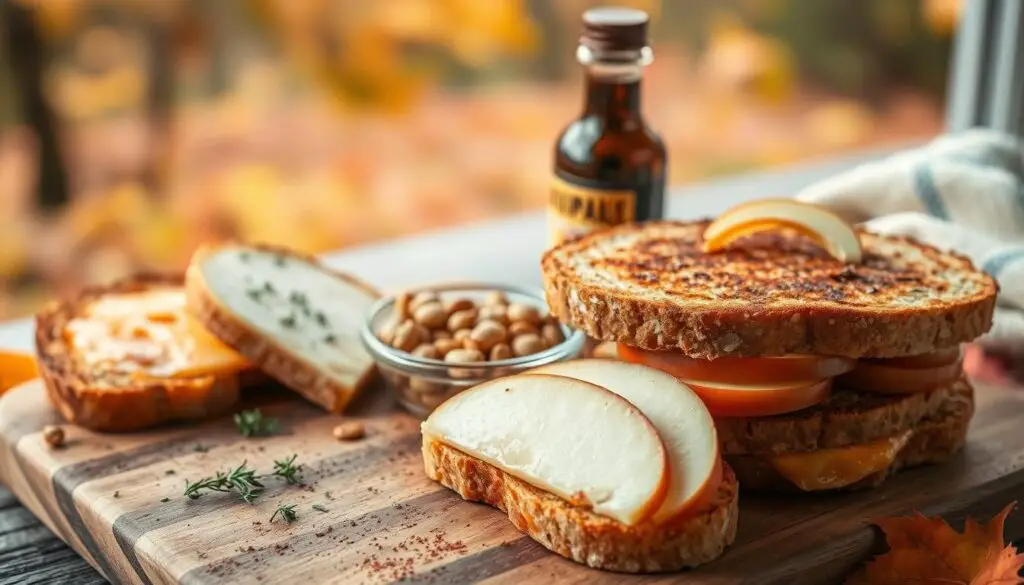fall-inspired grilled cheese ingredients