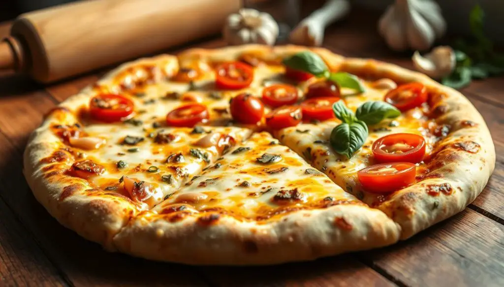 garlic flavor in pizza