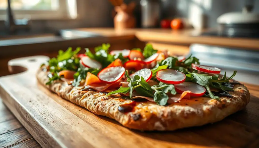 prosciutto flatbread