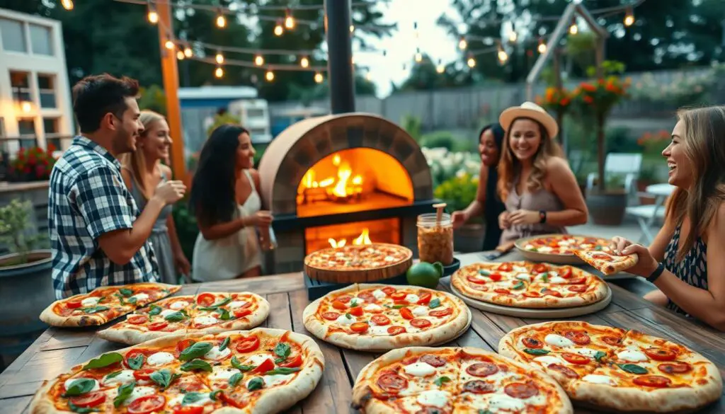 wood fired pizza party