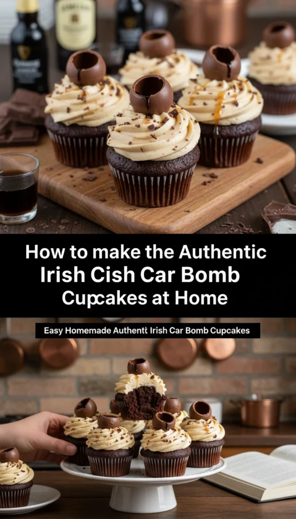 Bake Authentic Irish Car Bomb Cupcakes at Home