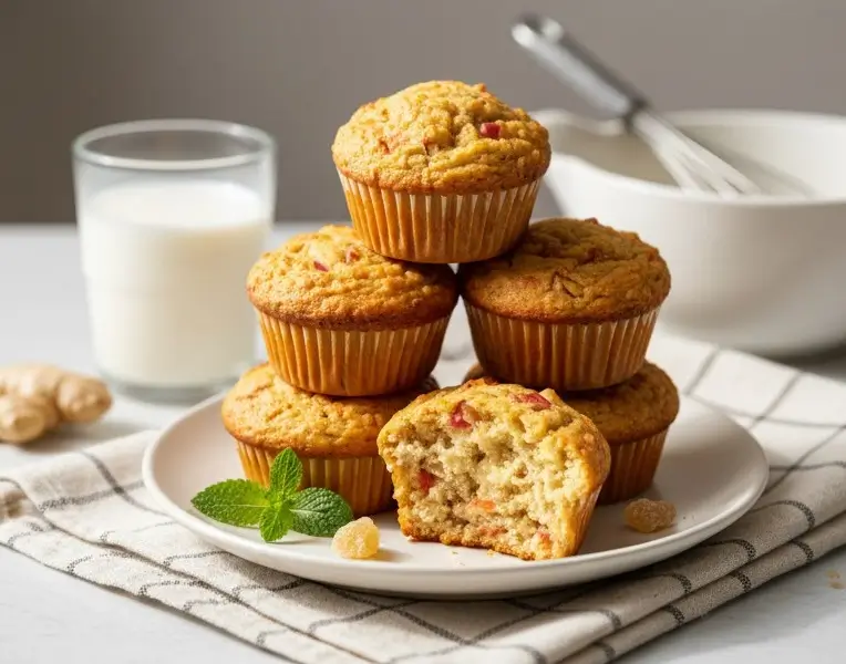Bake Flavorful Apple Carrot Ginger Muffins