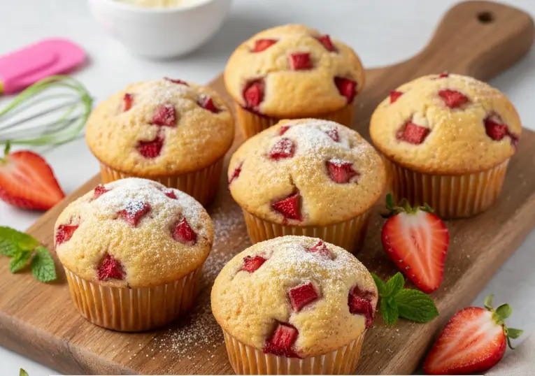 Easy Recipe: Homemade Strawberry Muffins