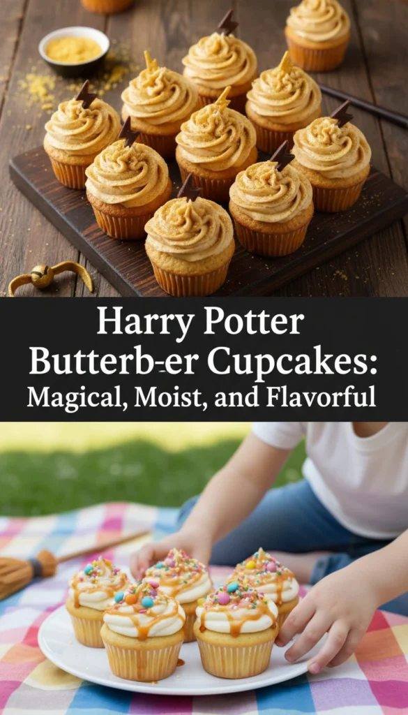 Harry Potter Butterbeer Cupcakes: Magical, Moist, and Flavorful