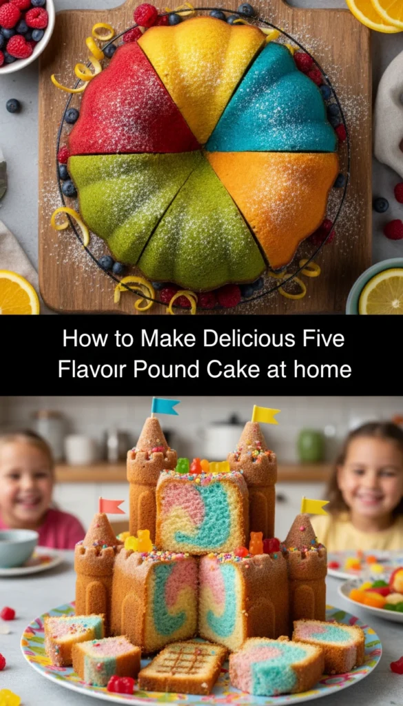 How to Make Delicious Five Flavor Pound Cake