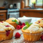 How to make Greek Yogurt Raspberry Muffins