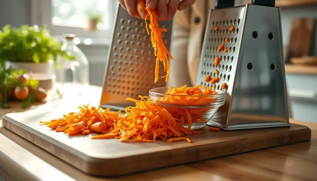 grating carrots